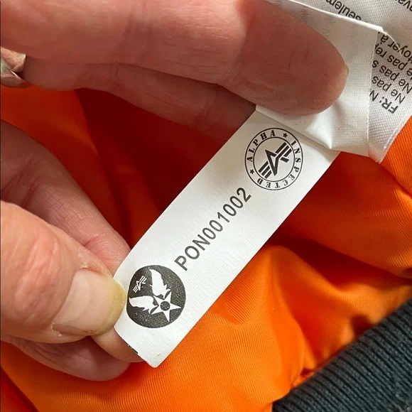 Alpha Industries Flying Man’s N-2B dark teal Fur-Trimmed Hooded Jacket - Picture 9 of 16